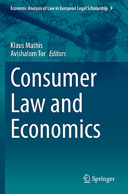 Couverture cartonnée Consumer Law and Economics de 