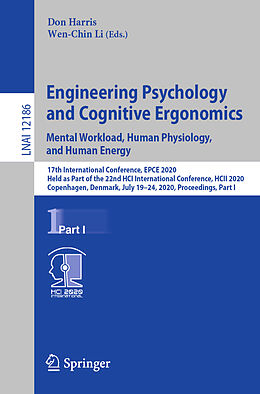 Kartonierter Einband Engineering Psychology and Cognitive Ergonomics. Mental Workload, Human Physiology, and Human Energy von 