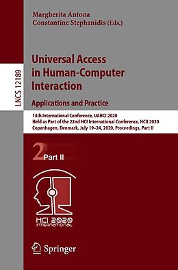 E-Book (pdf) Universal Access in Human-Computer Interaction. Applications and Practice von 