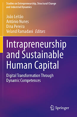 Couverture cartonnée Intrapreneurship and Sustainable Human Capital de 