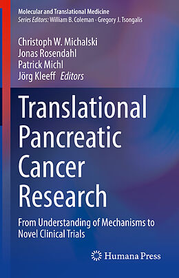 Fester Einband Translational Pancreatic Cancer Research von 