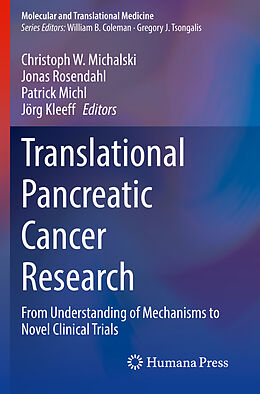 Kartonierter Einband Translational Pancreatic Cancer Research von 