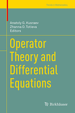 Fester Einband Operator Theory and Differential Equations von 