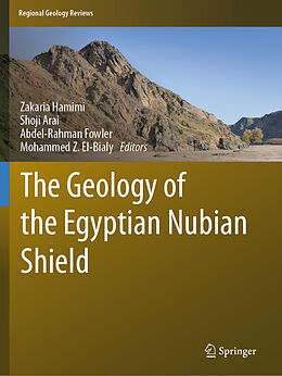 Couverture cartonnée The Geology of the Egyptian Nubian Shield de 