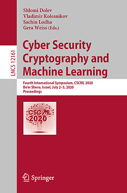 Couverture cartonnée Cyber Security Cryptography and Machine Learning de 