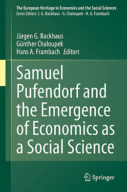 Livre Relié Samuel Pufendorf and the Emergence of Economics as a Social Science de 