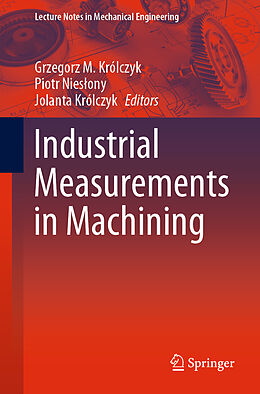 Couverture cartonnée Industrial Measurements in Machining de 