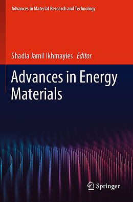 Couverture cartonnée Advances in Energy Materials de 