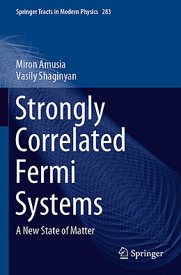 Kartonierter Einband Strongly Correlated Fermi Systems von Vasily Shaginyan, Miron Amusia