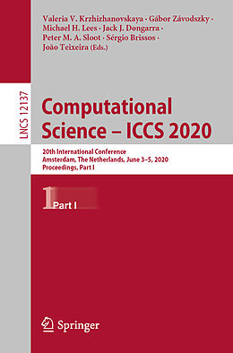 Couverture cartonnée Computational Science   ICCS 2020 de 