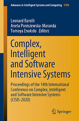 Kartonierter Einband Complex, Intelligent and Software Intensive Systems von 