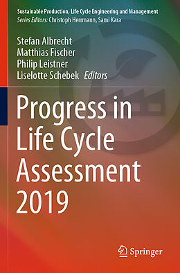 Couverture cartonnée Progress in Life Cycle Assessment 2019 de 
