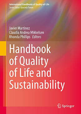Fester Einband Handbook of Quality of Life and Sustainability von 