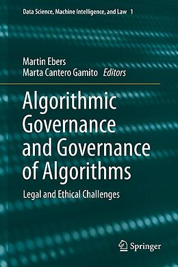 eBook (pdf) Algorithmic Governance and Governance of Algorithms de 