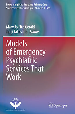 Couverture cartonnée Models of Emergency Psychiatric Services That Work de 