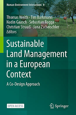 Couverture cartonnée Sustainable Land Management in a European Context de 