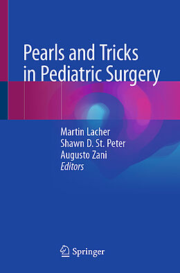 Couverture cartonnée Pearls and Tricks in Pediatric Surgery de 