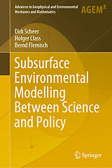 eBook (pdf) Subsurface Environmental Modelling Between Science and Policy de Dirk Scheer, Holger Class, Bernd Flemisch