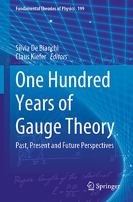 Couverture cartonnée One Hundred Years of Gauge Theory de 