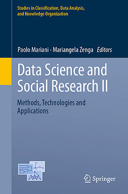 Kartonierter Einband Data Science and Social Research II von 