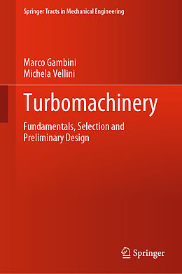 Livre Relié Turbomachinery de Michela Vellini, Marco Gambini