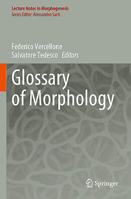 Couverture cartonnée Glossary of Morphology de 