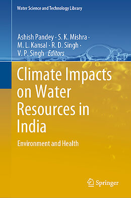 Livre Relié Climate Impacts on Water Resources in India de 