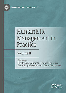 Couverture cartonnée Humanistic Management in Practice de 