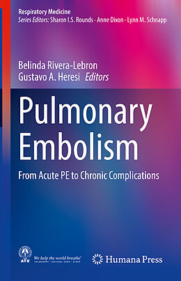 Livre Relié Pulmonary Embolism de 