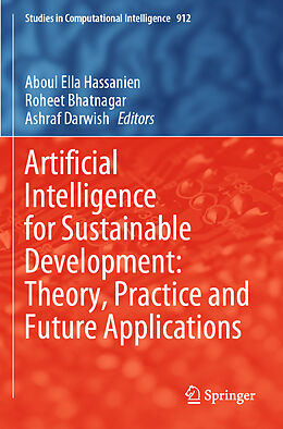 Kartonierter Einband Artificial Intelligence for Sustainable Development: Theory, Practice and Future Applications von 
