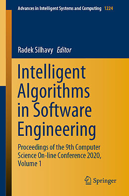 Kartonierter Einband Intelligent Algorithms in Software Engineering von 