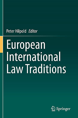 Couverture cartonnée European International Law Traditions de 