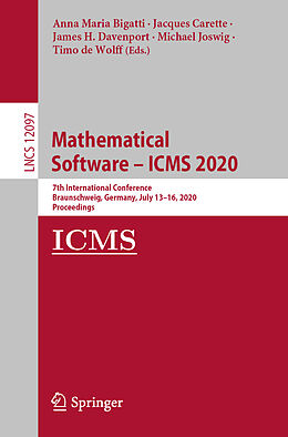 Kartonierter Einband Mathematical Software   ICMS 2020 von 