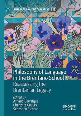 Couverture cartonnée Philosophy of Language in the Brentano School de 