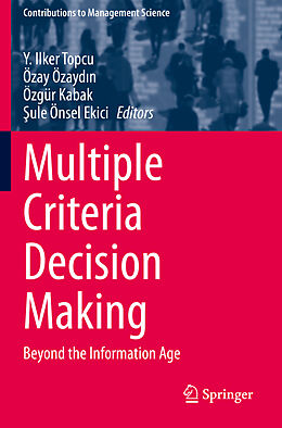 Couverture cartonnée Multiple Criteria Decision Making de 