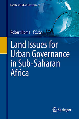 Livre Relié Land Issues for Urban Governance in Sub-Saharan Africa de 