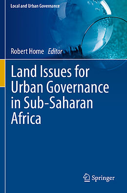 Kartonierter Einband Land Issues for Urban Governance in Sub-Saharan Africa von 