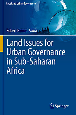 Couverture cartonnée Land Issues for Urban Governance in Sub-Saharan Africa de 