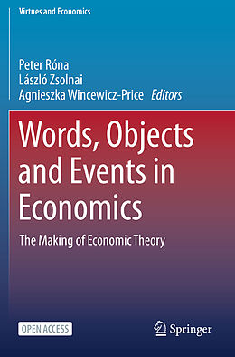 Couverture cartonnée Words, Objects and Events in Economics de 