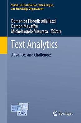 Kartonierter Einband Text Analytics von 