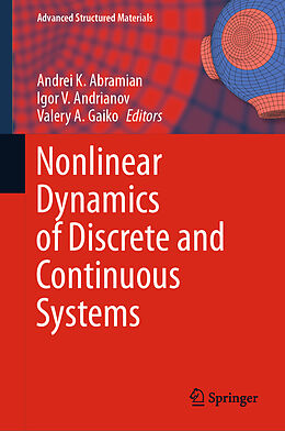 Fester Einband Nonlinear Dynamics of Discrete and Continuous Systems von 