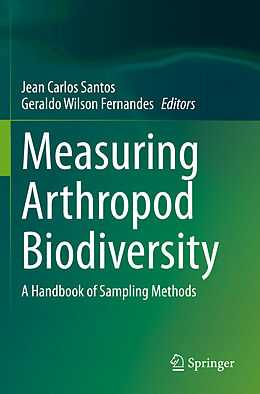 Couverture cartonnée Measuring Arthropod Biodiversity de 