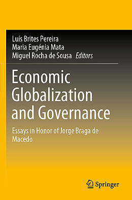 Couverture cartonnée Economic Globalization and Governance de 