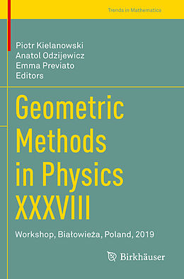Kartonierter Einband Geometric Methods in Physics XXXVIII von 
