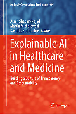 E-Book (pdf) Explainable AI in Healthcare and Medicine von 