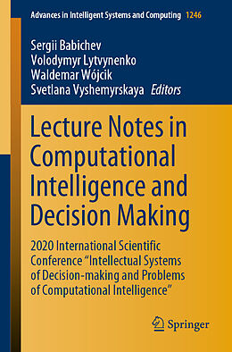 eBook (pdf) Lecture Notes in Computational Intelligence and Decision Making de 