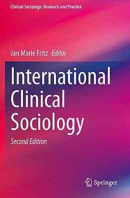 Couverture cartonnée International Clinical Sociology de 