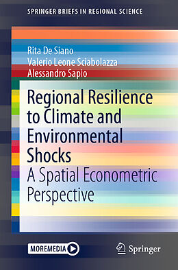 Couverture cartonnée Regional Resilience to Climate and Environmental Shocks de Rita De Siano, Alessandro Sapio, Valerio Leone Sciabolazza