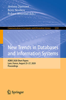 Couverture cartonnée New Trends in Databases and Information Systems de 