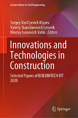 eBook (pdf) Innovations and Technologies in Construction de 